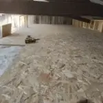 agencement intérieur : Pose du sol suite aménagement de combles