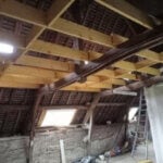Combles avant aménagement et isolation