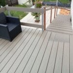 Réalisation d'une terrasse sur pilotis et sa rampe d'accès